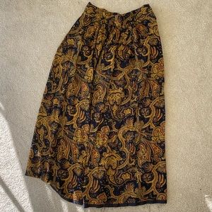Vintage 90’s Jones New York Midi Skirt - Navy Blue